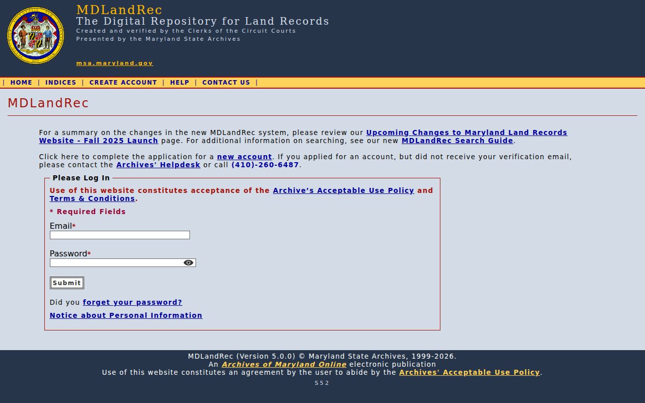 Baltimore people search land record portal